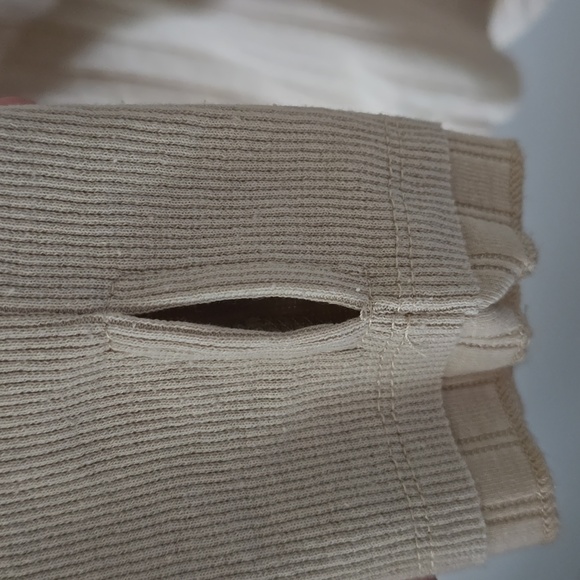 Bibi cream ribbed top - Picture 6 of 9